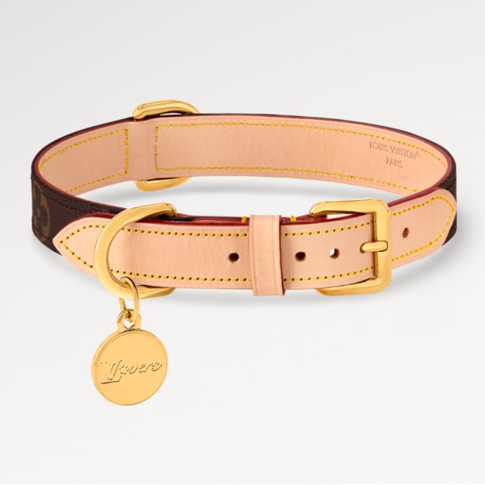 Louis Vuitton Dog Collar Medium